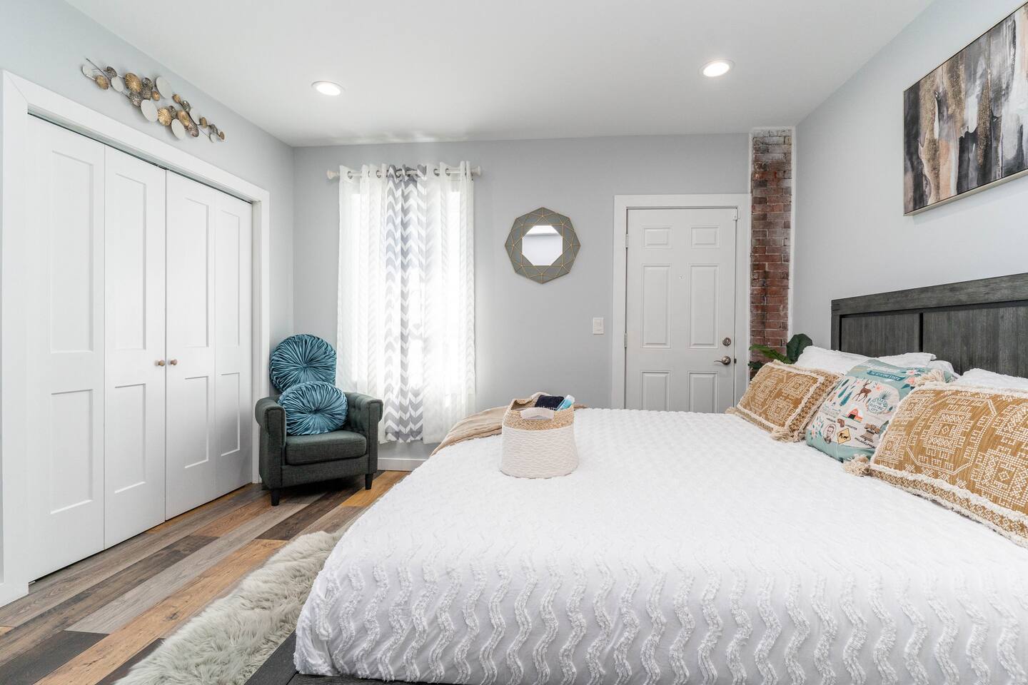 Penthouse bedroom at Cedar Park